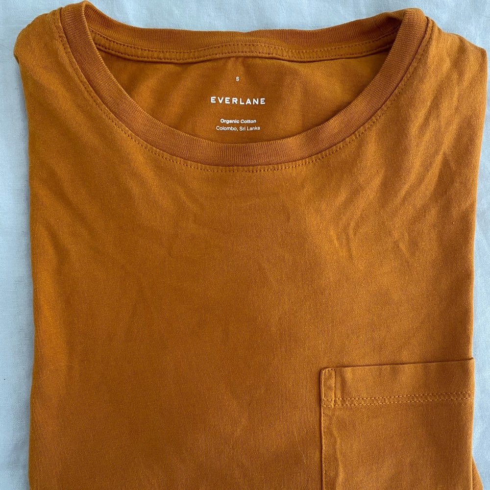 Everlane Mustard Yellow Tee